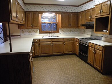 Nice kitchen with gas range. 