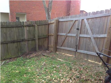 Fenced in back yard