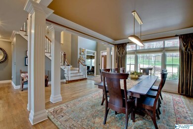 Note the custom columns and trim work! The builder put only the best in this house when it was built!