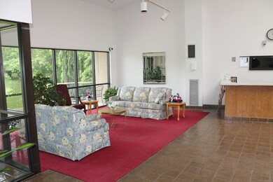 interior of complex sitting area