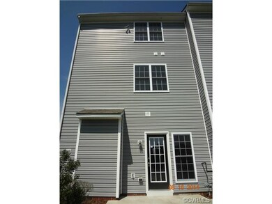 Back side with patio