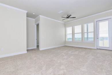 Great open layout, private balcony off of living r