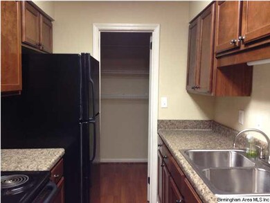 Updated kitchen with large walk-in pantry