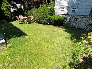 Spacious back yard.