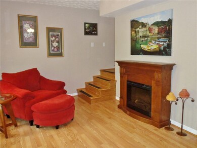 Living Room leading to Upstairs