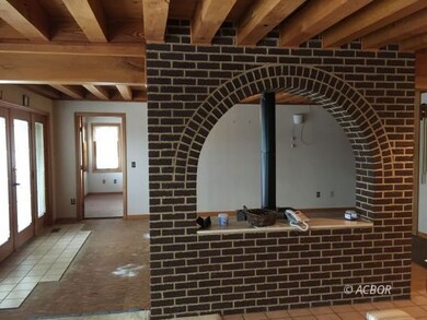 Dinning area into living room