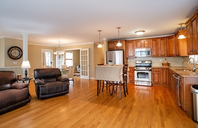 Open floor Plan, Living room and kitchen