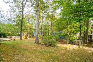 Spacious backyard