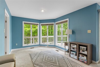 Formal Dining Room with bay window
