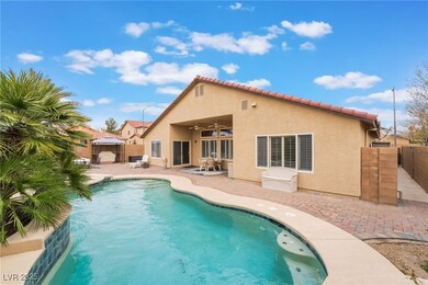View of swimming pool featuring a fenced in pool,
