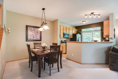 Dining room near kitchen for entertaining ease.