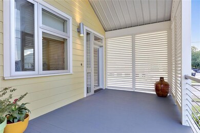 Stylish front porch.
