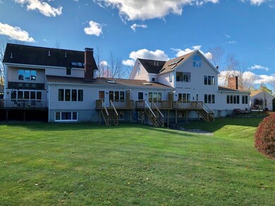 Backyard of the Lewis Point Townhouses.