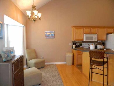 Dining Area - 10 x 10, open to the Kitchen & Greatroom , offers hardwood floors &   bay window area with a gorgeous view of the back yard.  