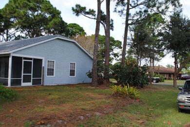 left side of yard