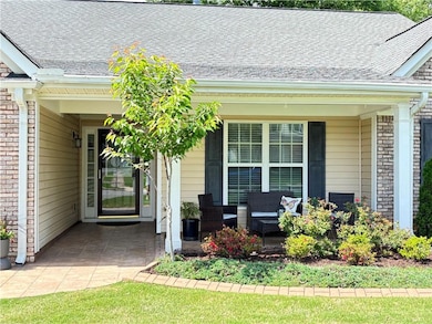 Covered front porch