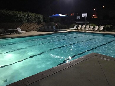 Pool at night