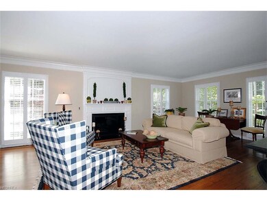 Gorgeous light filled living room with fireplace, 