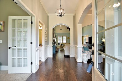 Welcoming entry foyer