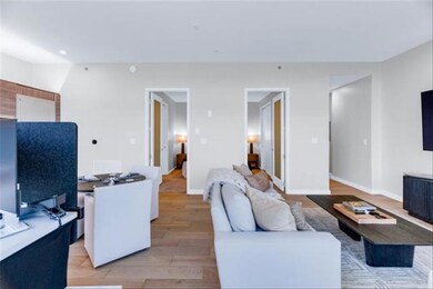 View looking towards the bedroom area and hallway 
