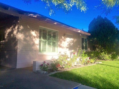 Roses greet you at the front door