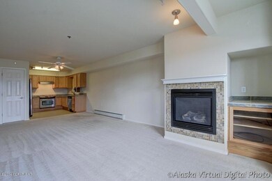 gas fireplace and nook