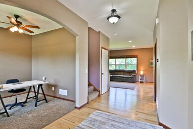 Your initial view into the home shows the main lev