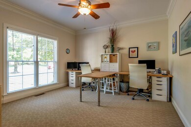 Flexible space currently used as an office