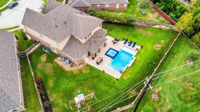 Amazing Aerial View Of Your New Home With Incredible Pool