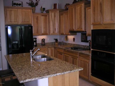Solid Hickory staggered  cabinets