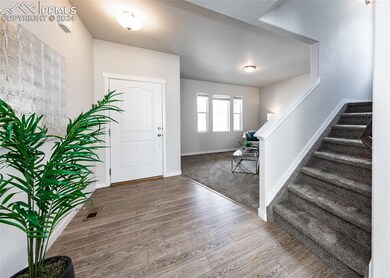 View of carpeted entryway