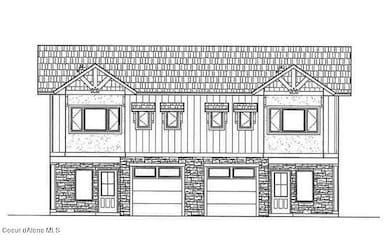 Front View of Duplex