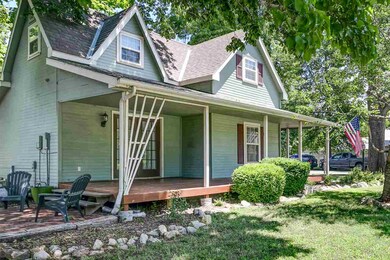 Wrap-around porch