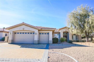 Custom paved driveway with desert landscaping - CL