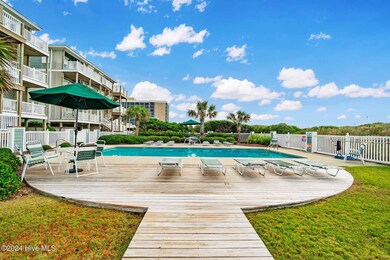 Community oceanfront pool in back