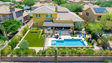 Aerial Back View of Home