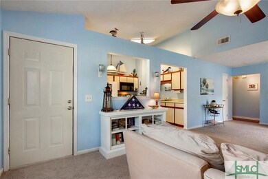 Living Room Featuring New Carpet