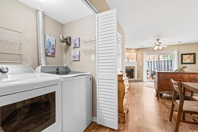 Clothes washing area with independent washer and d