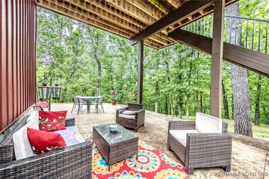 Lower Level, covered patio of home