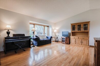 Gleaming hardwood floors throughout the upper leve