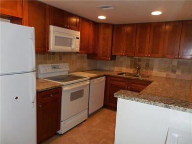 Updated kitchen with granite counters