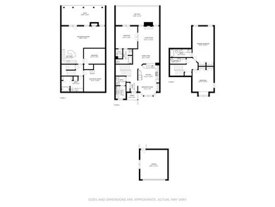 Floor Plan 1 1/2 Story TH