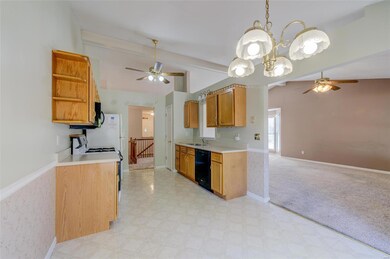 Plenty of room in the kitchen with lots of cabinet