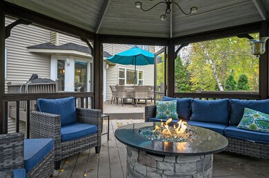 Covered screened pergola