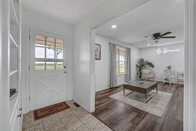 Tiled foyer