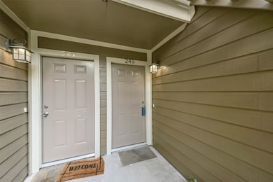 Downstairs unit with a dedicated covered parking s
