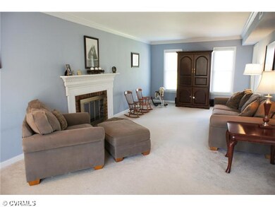 Den/Family/Great Room - Huge Family Room with Bric