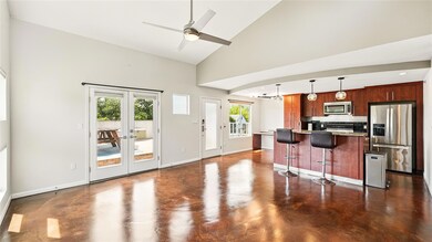 Kitchen featuring appliances with stainless steel