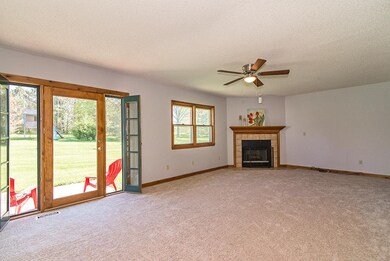 Charming Side Light Windows Open to Patio