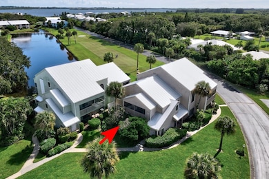 Drone / aerial view of a large body of water